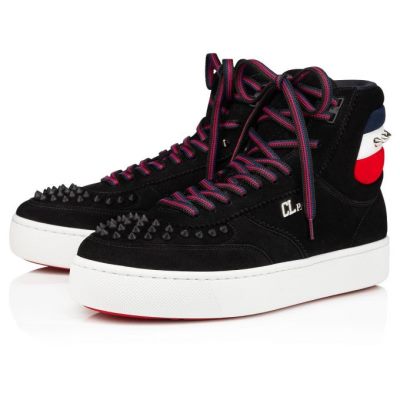 Zapatillas Top Rui Spikes Christian Louboutin Hombre - Negros - 3205287BK01